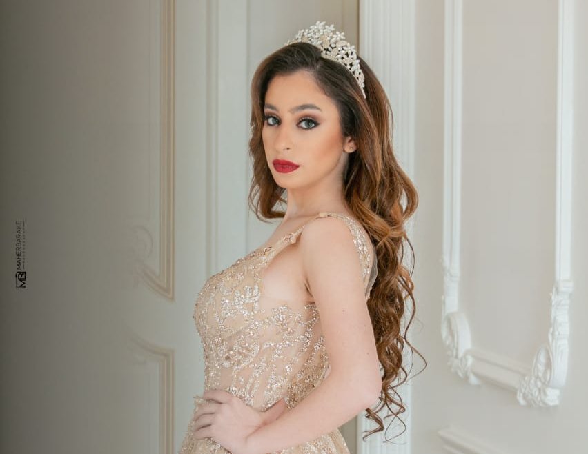 نانسي جابر تفوز بلقب Miss Arab internet