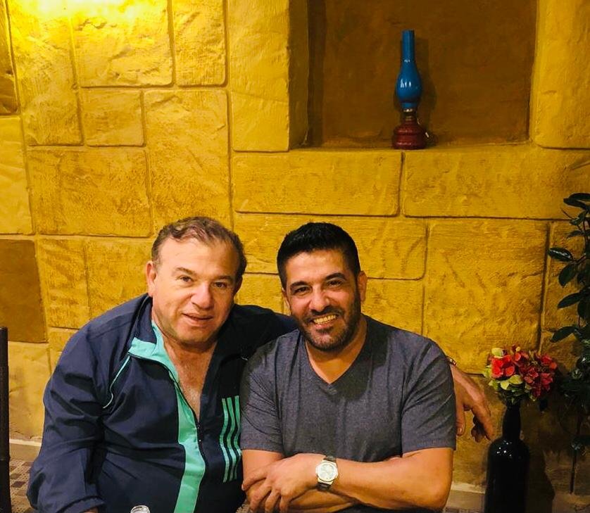 المنتج السوري محمد قبنض في زيارة قيّمة الى منزل الفنان رضا