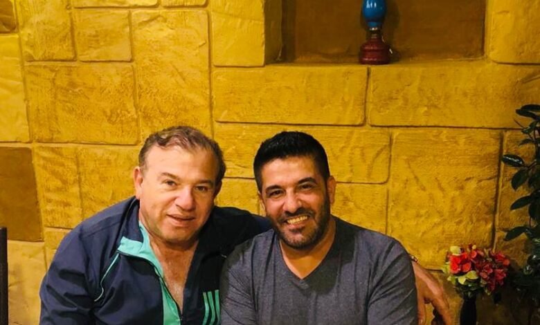 المنتج السوري محمد قبنض في زيارة قيّمة الى منزل الفنان رضا