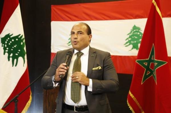 سعادة السفير اللبناني في المغرب زياد عطالله لبنان يربطهما الدم الواحد