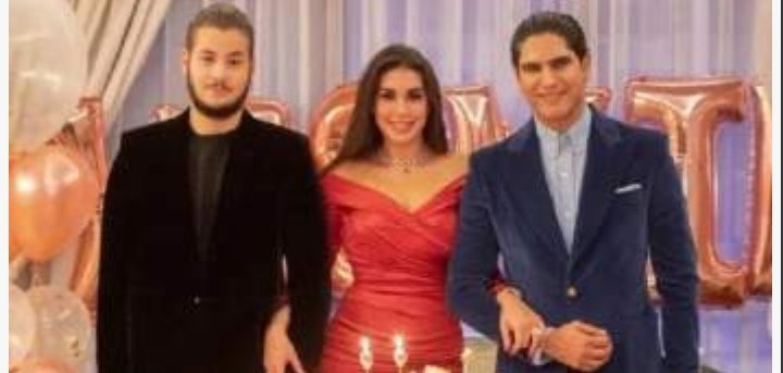 ظهور نادر لشقيق ياسمين صبري في عيد ميلادها
