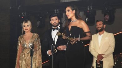 محمد الأمير يشارك في تكريم نادين نسيب نجيم كافضل ممثلة عربية لعام 2021
