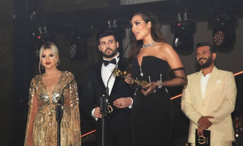 محمد الأمير يشارك في تكريم نادين نسيب نجيم كافضل ممثلة عربية لعام 2021