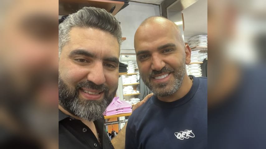 ناجي الأسطا يزور ميزون سليم متري تحضيراً لحفله في بيروت