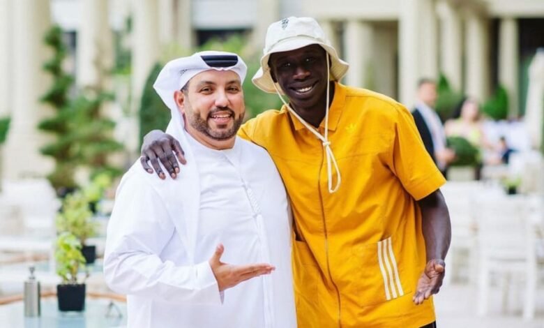 منذر درويش و خابي لام سوياً في بلازو فيرساتشي دبي