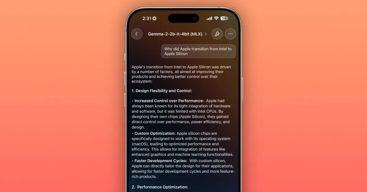 صورة مميزة: Indie App Spotlight يتيح لك AnywAIR اللعب مع نماذج الذكاء الاصطناعي المحلية على جهاز iPhone الخاص بك