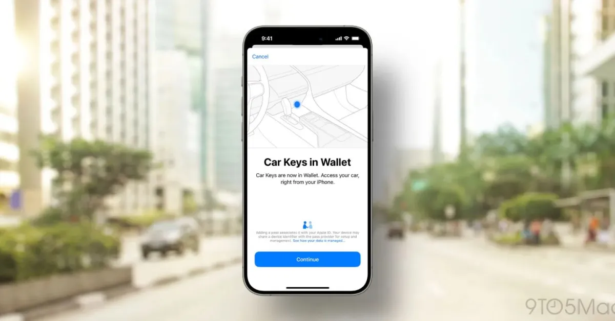 صورة مميزة: ربما تعمل شركة Tesla على دعم مفتاح سيارة iPhone في Apple Wallet