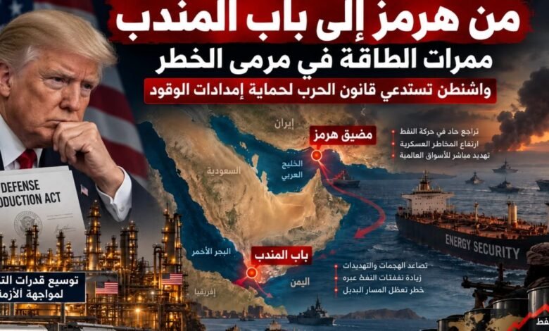 واشنطن تدرس استخدام قانون الإنتاج الدفاعي لحماية شرايين الطاقة