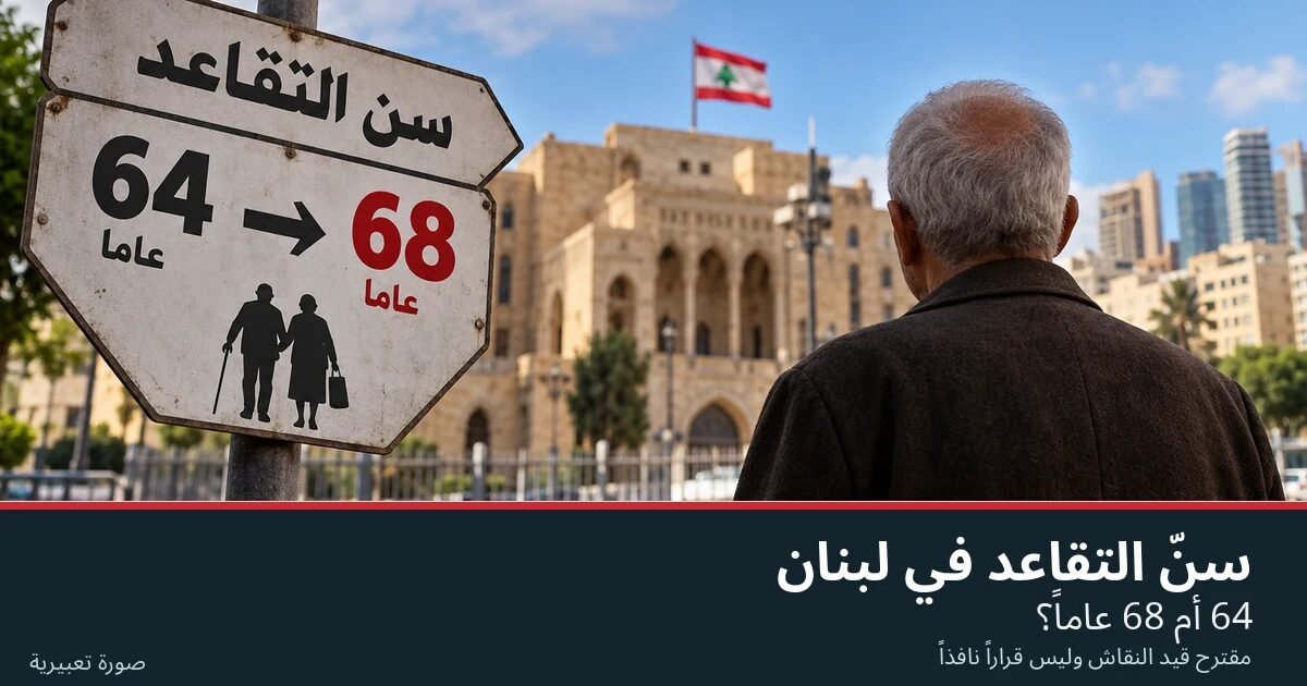 سنّ التقاعد في لبنان إلى 68 عاماً؟ - صورة مميزة سنّ التقاعد في لبنان إلى 68 عاماً؟
