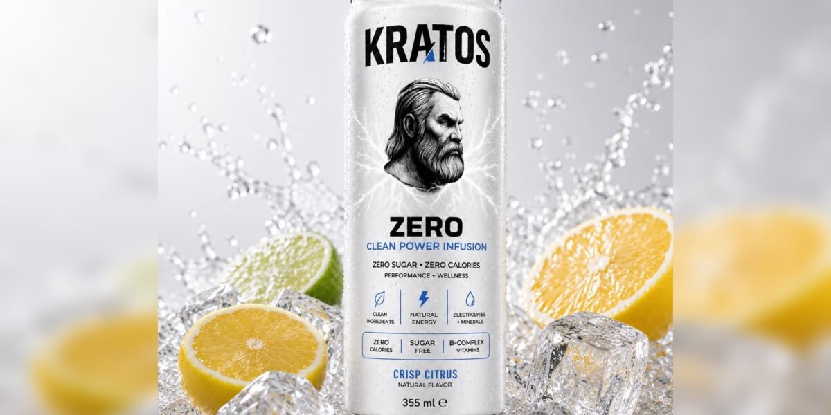 كريتوس KRATOS مشروب الطاقة الوظيفي الجديد الذي يُعيد تعريف صناعة الـ Functional Energy Drink في العالم العربي