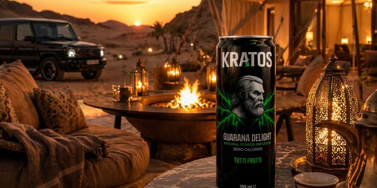 KRATOS & Co البرتغالية تُطلق كراتوس في المملكة العربية السعودية: مشروب الطاقة الذي لا يشبه أي مشروب آخر