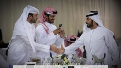 الفارس الشاعر راعي وعد يشعل الحماس في بطولات الخيول العربية للجمال….وأحاديث ولقاءات حول واقع الخيول العربية….